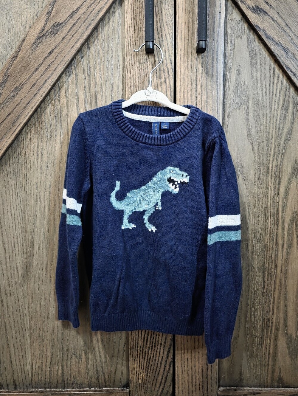 Janie and Jack Navy Dino Sweater
